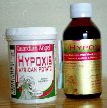 Hypoxis capsules and liquid